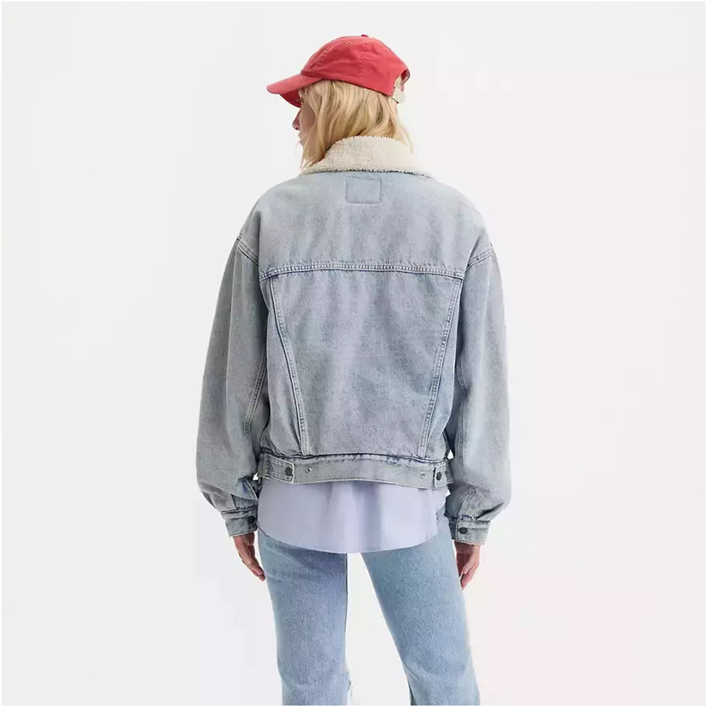 LEVI'S 90s Sherpa Trucker Jacket Γυναικείο Μπουφάν Τζιν - 3