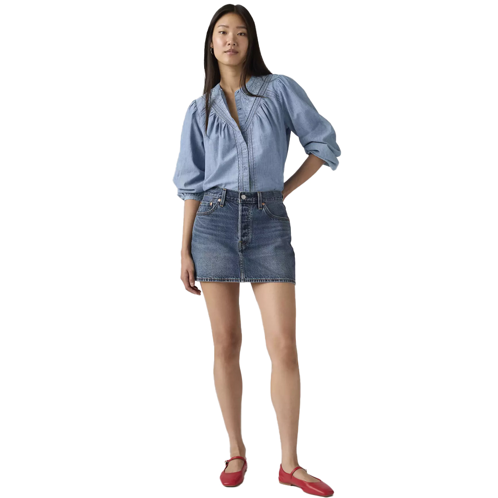 LEVI'S Icon Skirt Γυναικεία Τζιν Φούστα - Μπλε