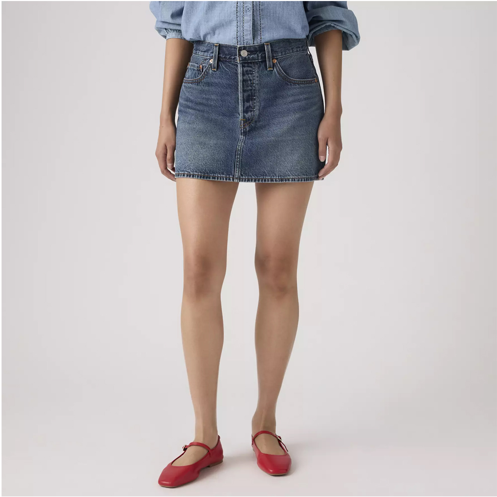 LEVI'S Icon Skirt Γυναικεία Τζιν Φούστα - 4
