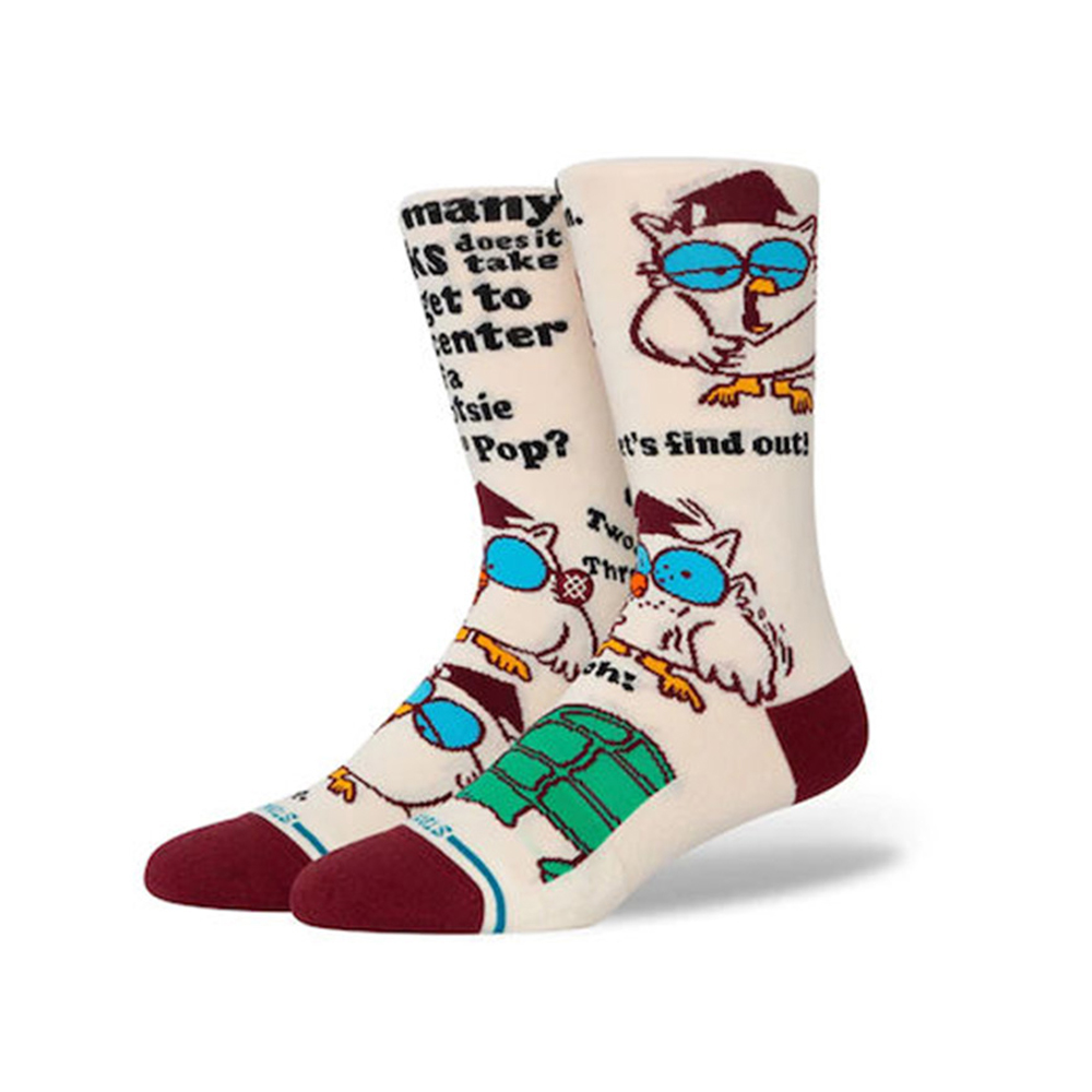 STANCE Mr Owl Unisex Κάλτσες - Κρεμ
