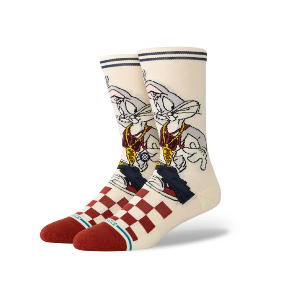 STANCE Bugs Crew Socks Unisex Κάλτσες - Μπεζ