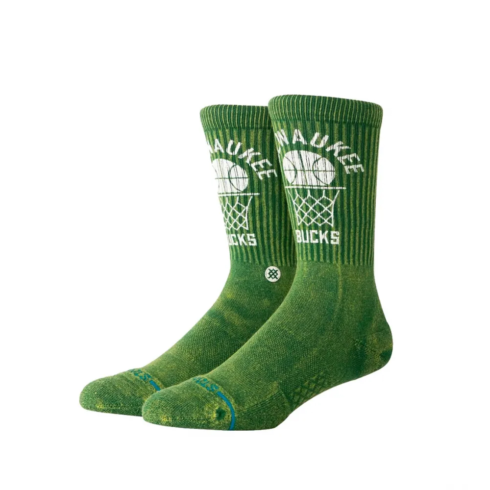 STANCE  NBA Vintage Milwaukee Bucks Unisex Κάλτσες - Πράσινο