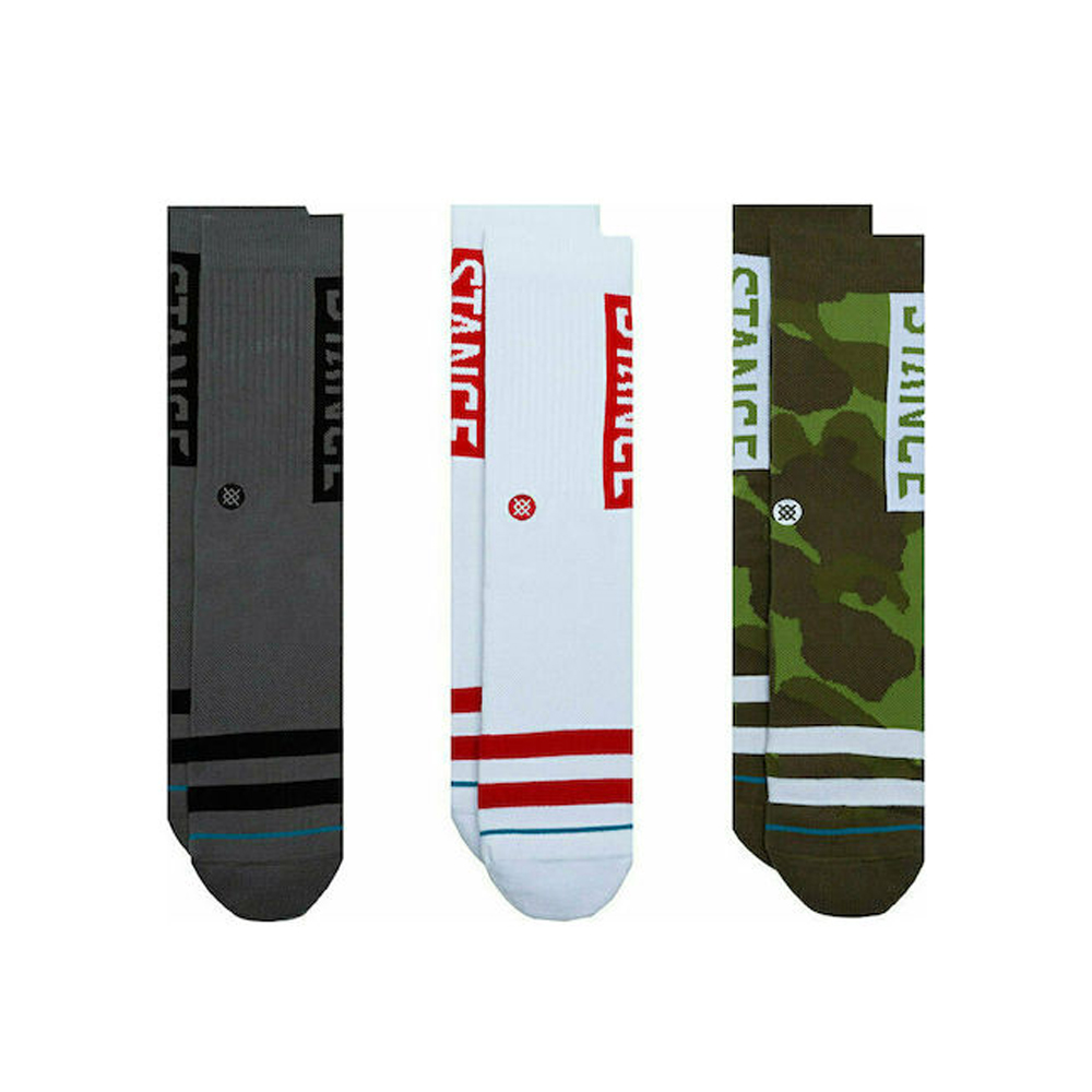 STANCE  The OG Crew Socks 3-pack Multi Unisex Κάλτσες - 2