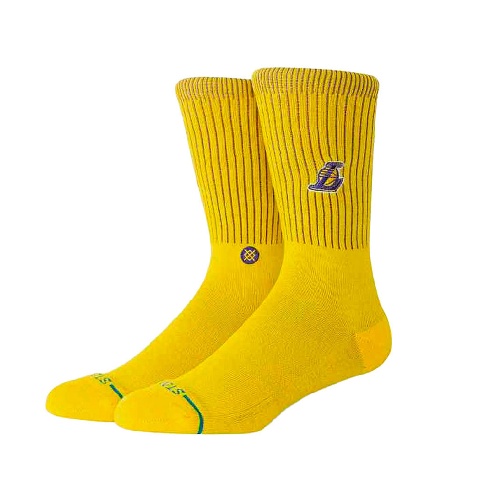 STANCE Lakers Badged Crew Unisex Κάλτσες - Κίτρινο