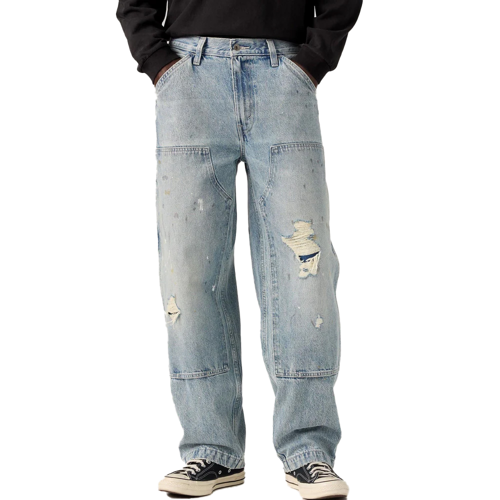 LEVI'S 568™ Loose Straight Double-knee Jeans Ανδρικό Τζιν Παντελόνι - Γαλάζιο