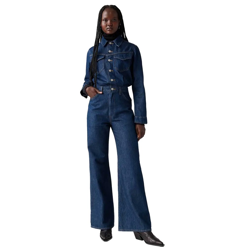 LEVI'S  Western  Jumpsuit Blue Γυναικεία Ολόσωμη Φόρμα Denim - Μπλε