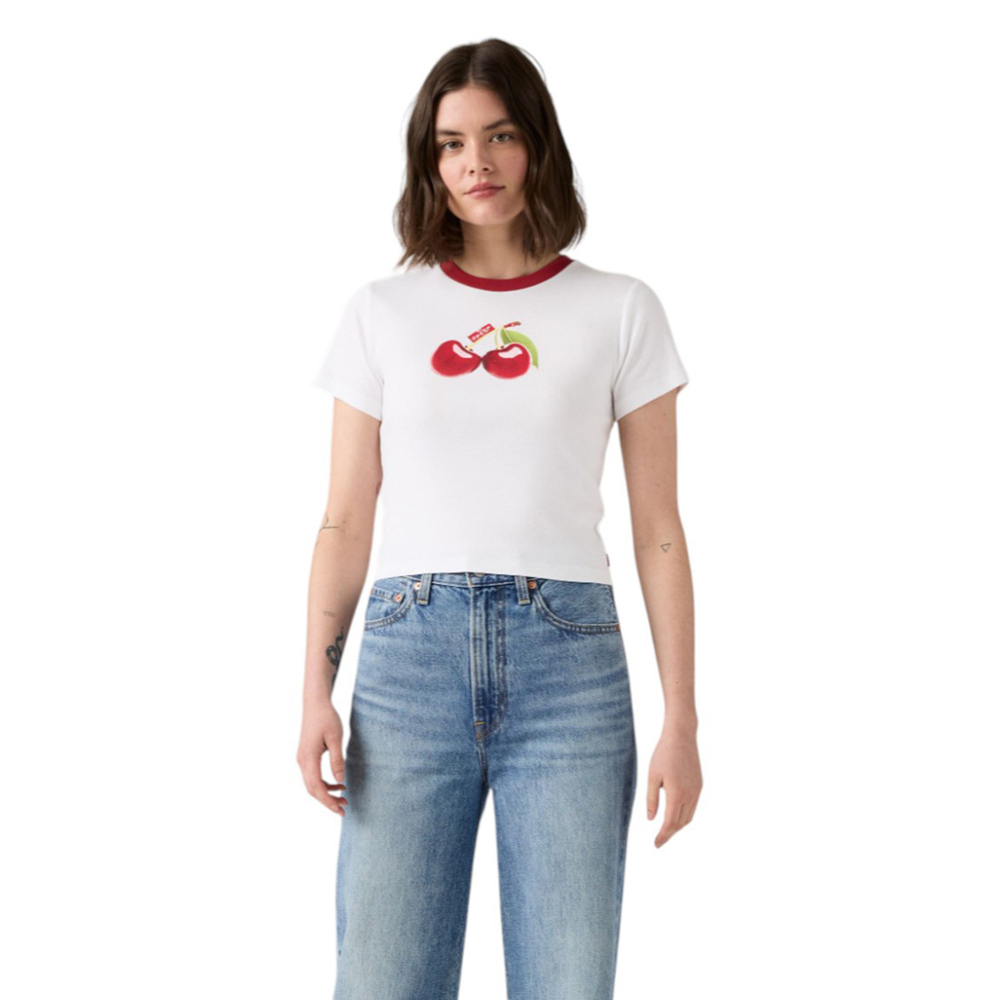 LEVI'S Essential Sporty Tee Γυναικείο T-Shirt - Λευκό