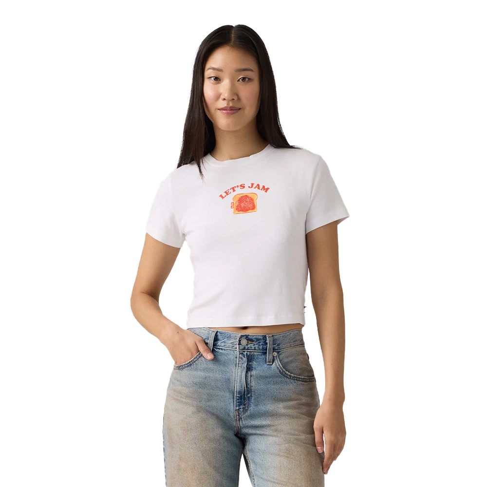 LEVI'S Graphic Essential Sporty Tee Γυναικείο T-Shirt - Λευκό