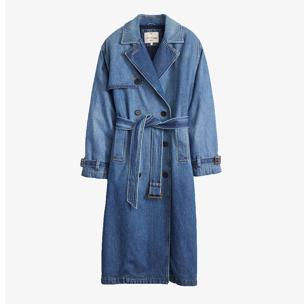 LEVI'S Lightweight Trench Coat  Γυναικεία Καπαρντίνα Τζιν - Μπλε