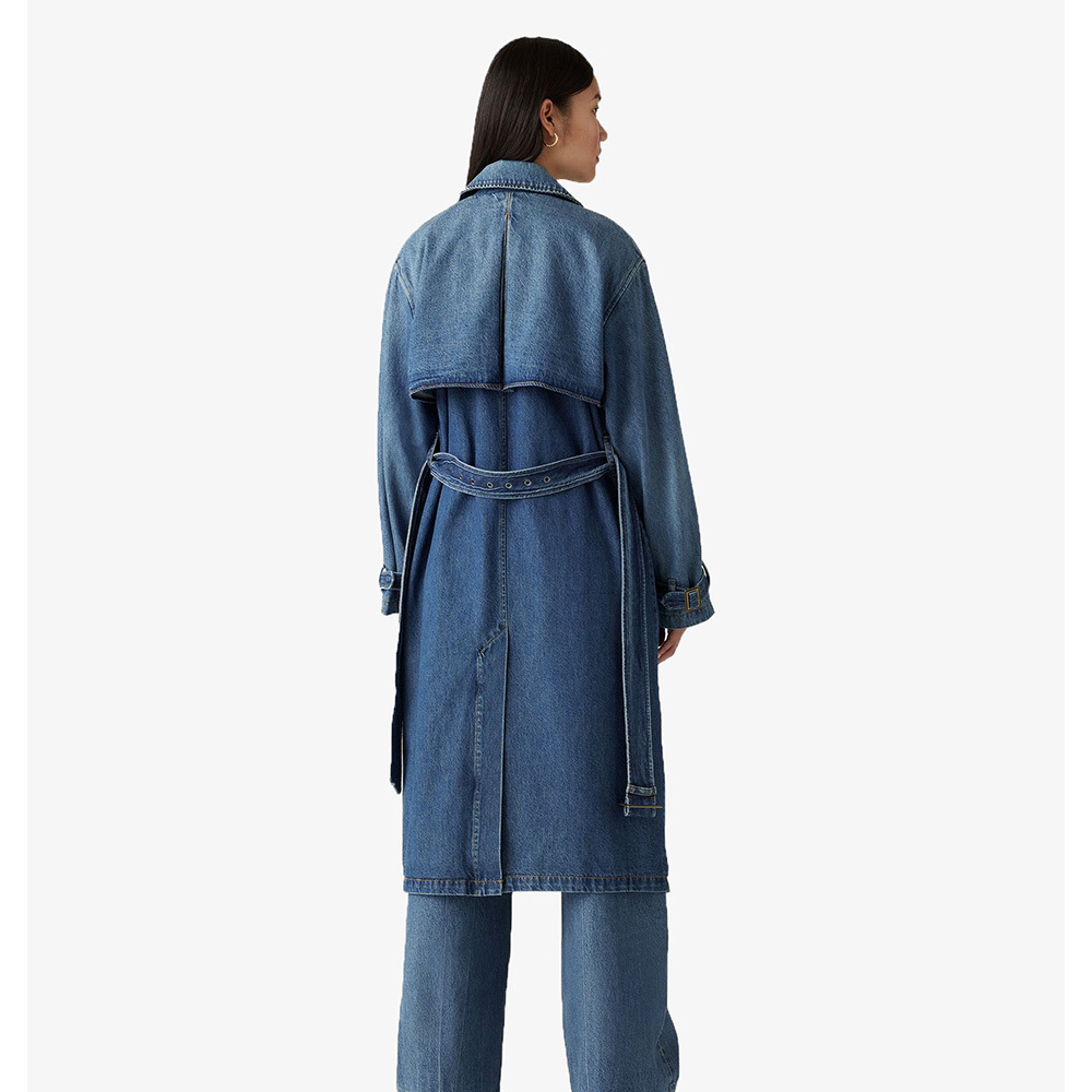 LEVI'S Lightweight Trench Coat  Γυναικεία Καπαρντίνα Τζιν - 4