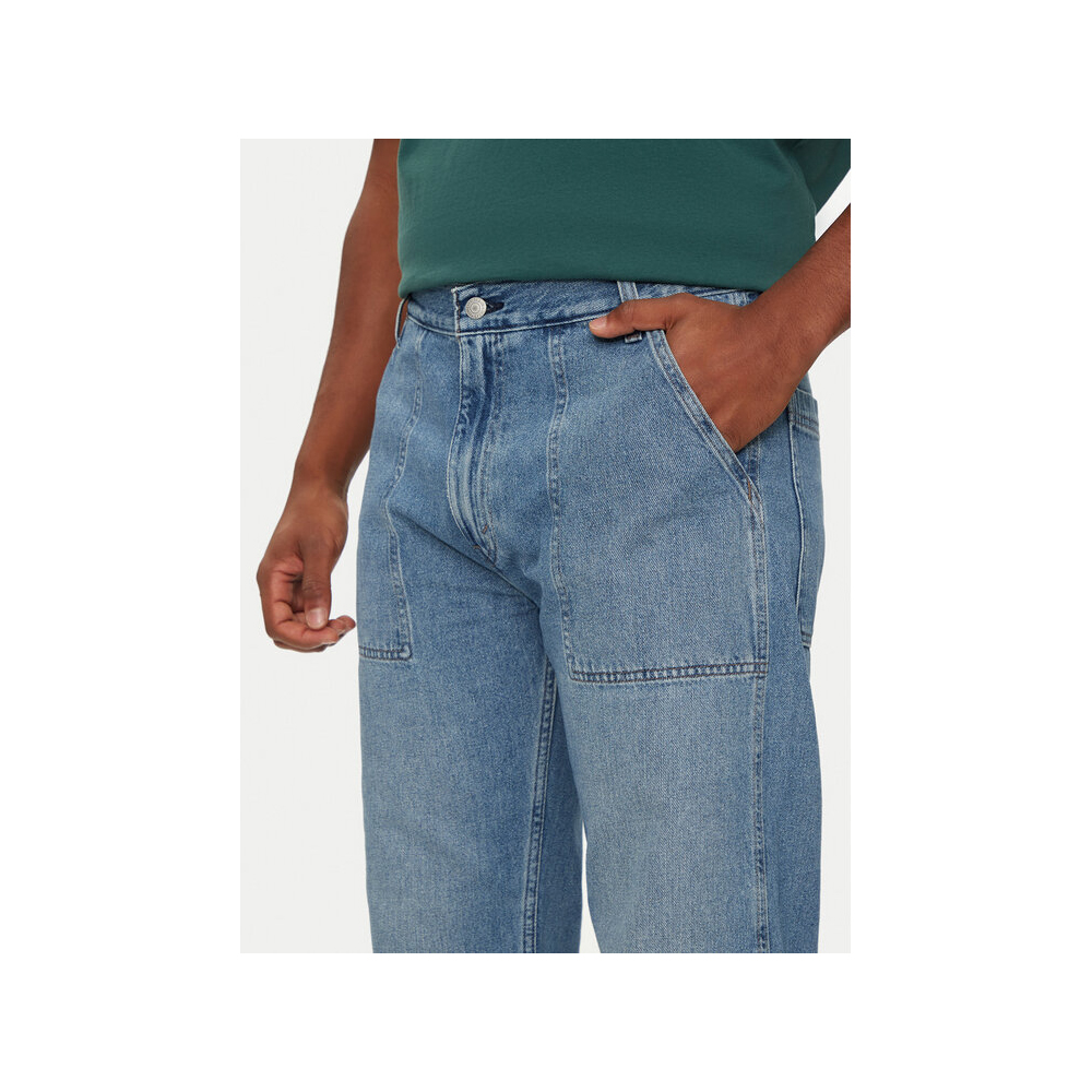 LEVI'S 555 Relaxed Straight Utility Ανδρικό Παντελόνι Jean - 4