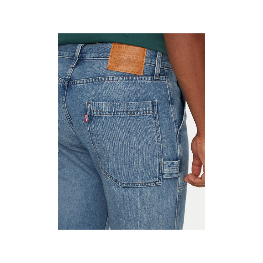 LEVI'S 555 Relaxed Straight Utility Ανδρικό Παντελόνι Jean - 5