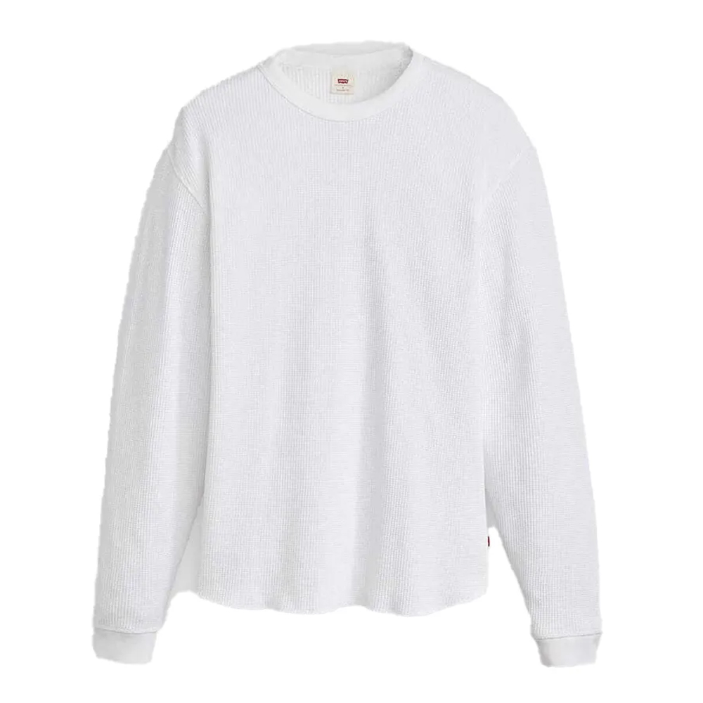 LEVI'S Long Sleeve Relaxed Thermal Tee Ανδρική Μακρυμάνικη Μπλούζα - Λευκό