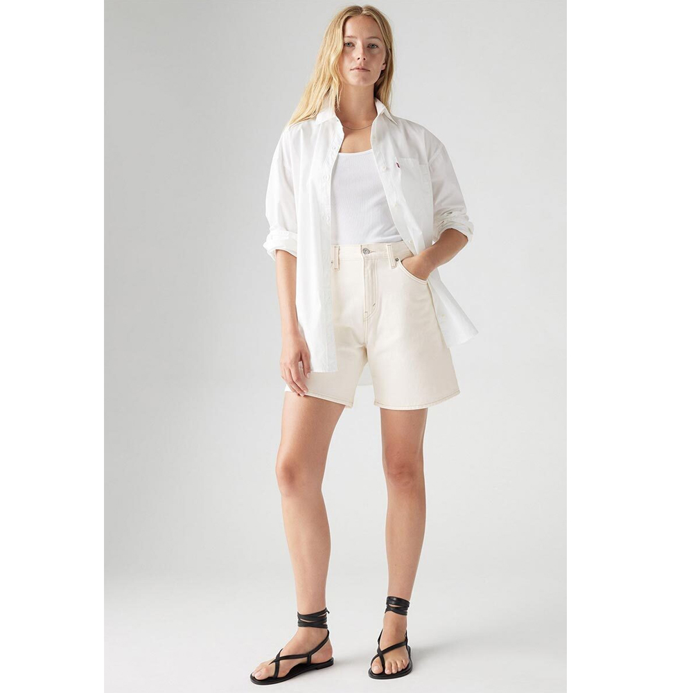LEVI'S High - Rise Baggy Shorts Γυναικείο Σορτσάκι Τζιν  - 2