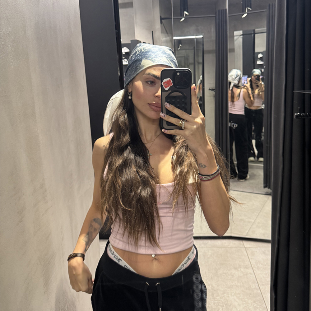 MILKWHITE Γυναικείο Μεταξωτό Μαντήλι - Multi