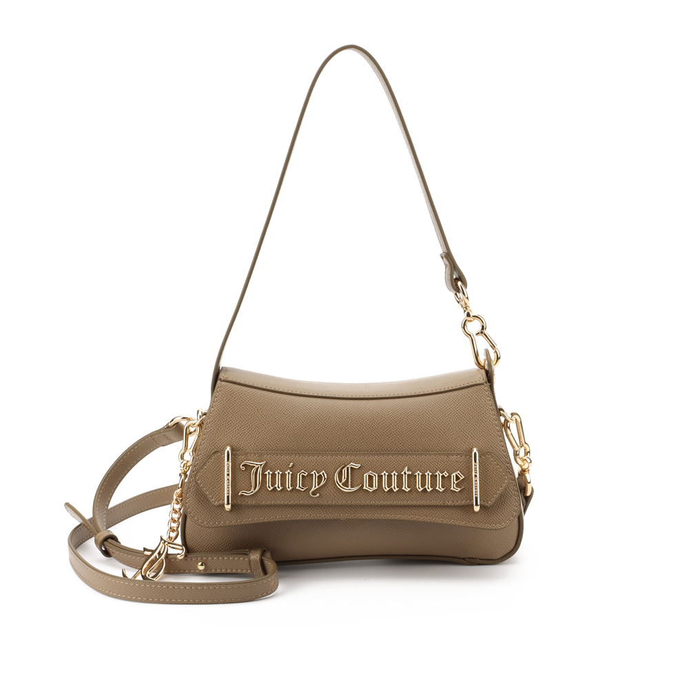 JUICY COUTURE Jasmine Flap Bag Γυναικεία Τσάντα 'Ωμου - Καφέ