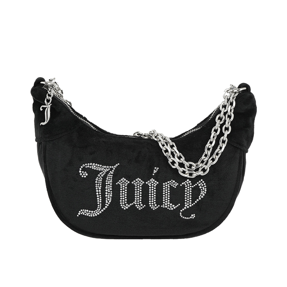 JUICY COUTURE Kimberly Small Hobo Polyester Black Γυναικεία Τσάντα Ώμου - Μαύρο