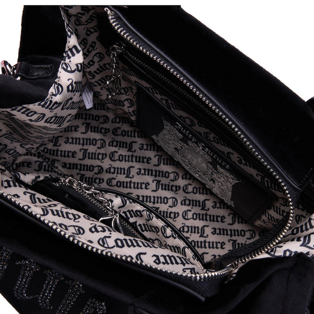 JUICY COUTURE Iris Velvet Shoppin Γυναικεία Τσάντα 'Ωμου - 3
