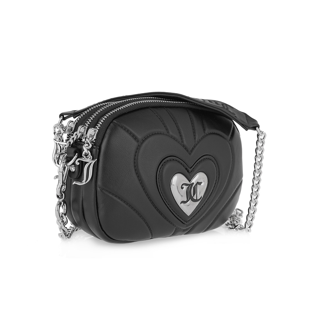 JUICY COUTURE Emily Crossbody Black Γυναικεία Τσάντα Χιαστί  - 3