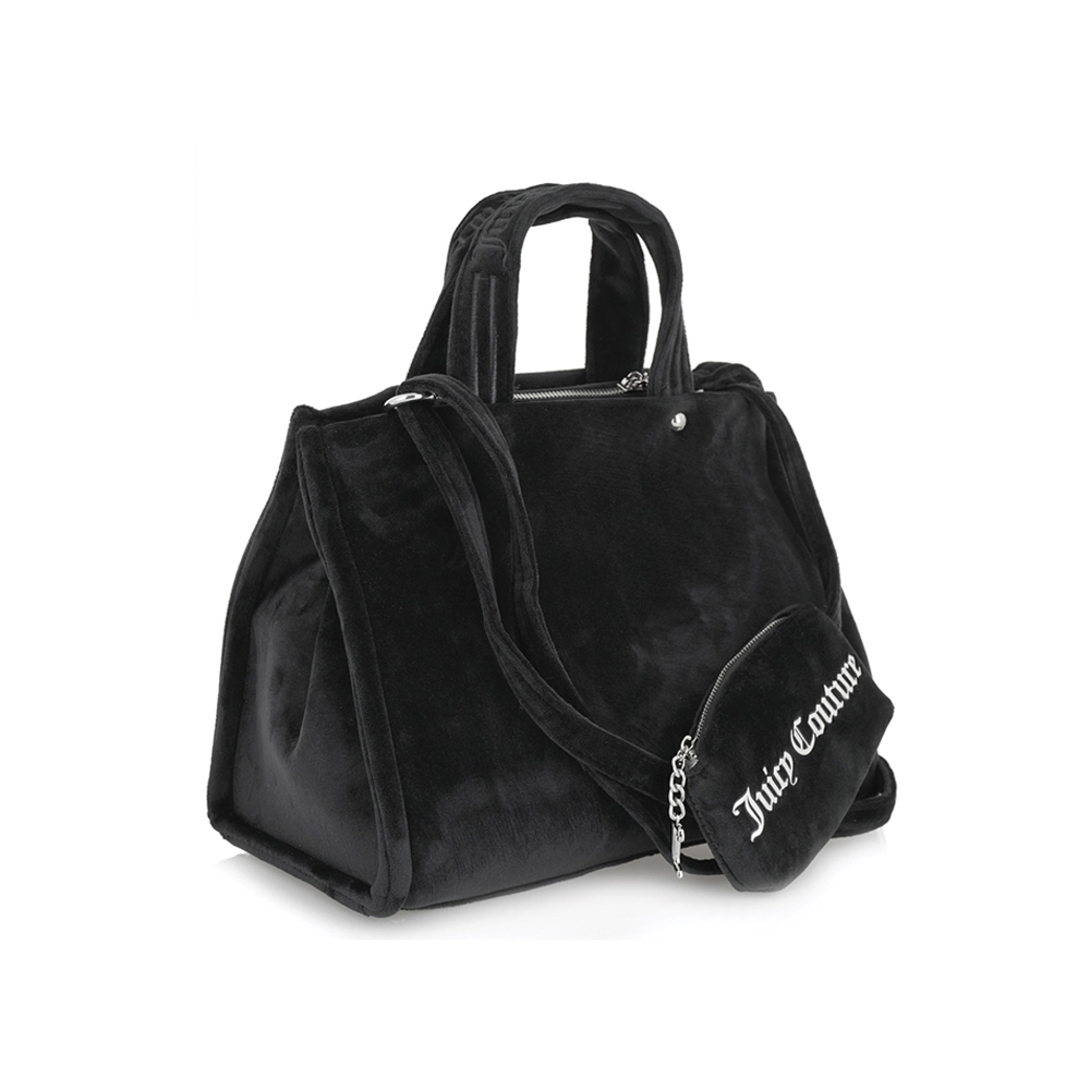 JUICY COUTURE Kimberly Medium Shopping Polyester Black Γυναικεία Τσάντα Χειρός  - 2