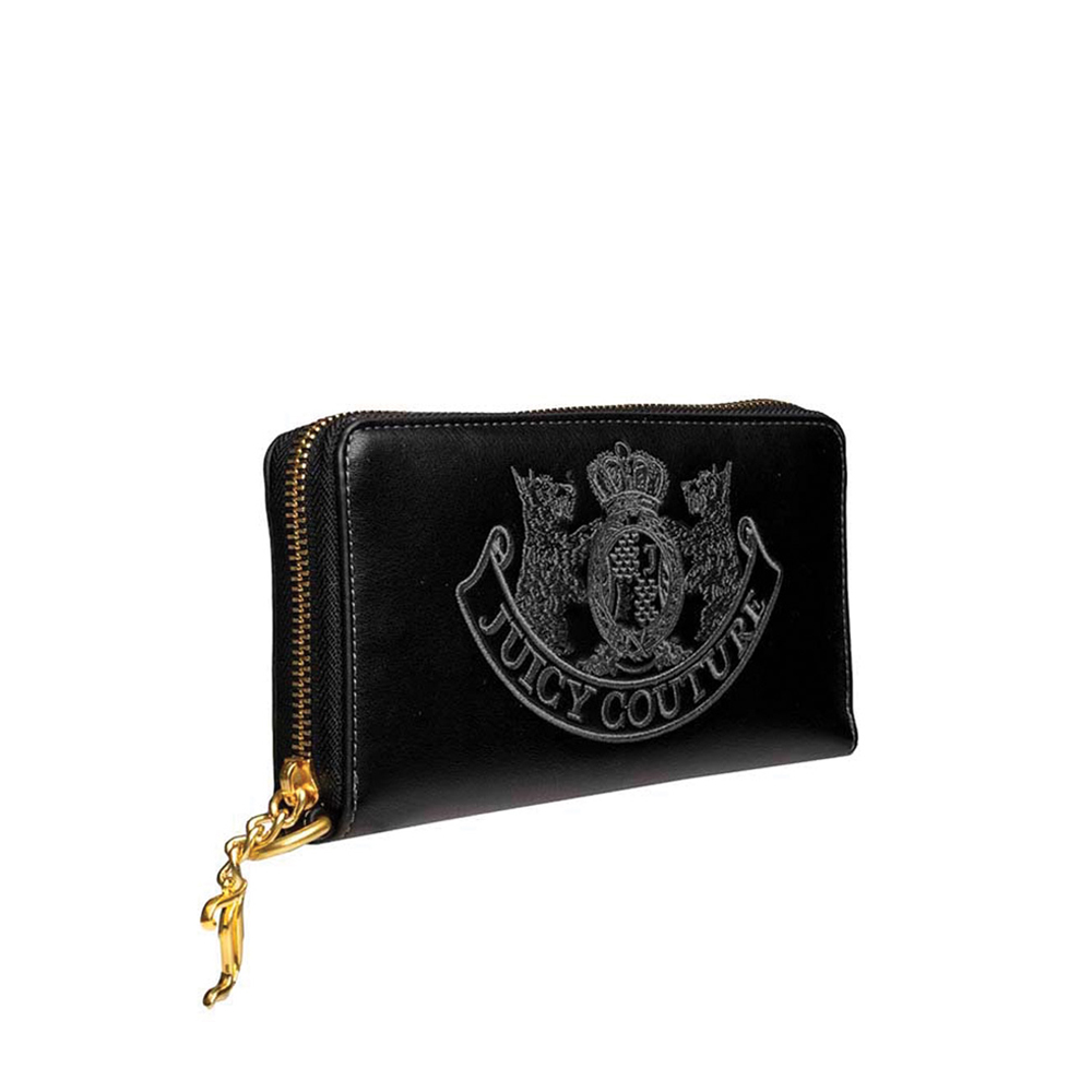 JUICY COUTURE Twig Large Zip Wallet Black Γυναικείο Πορτοφόλι  - 3