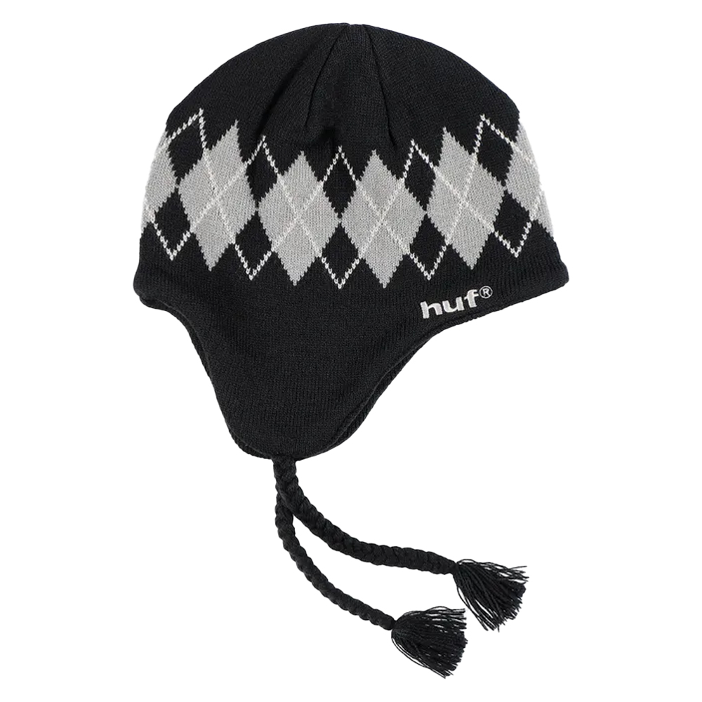 HUF Wilson Braided Beanie Unisex Σκούφος - Μαύρο