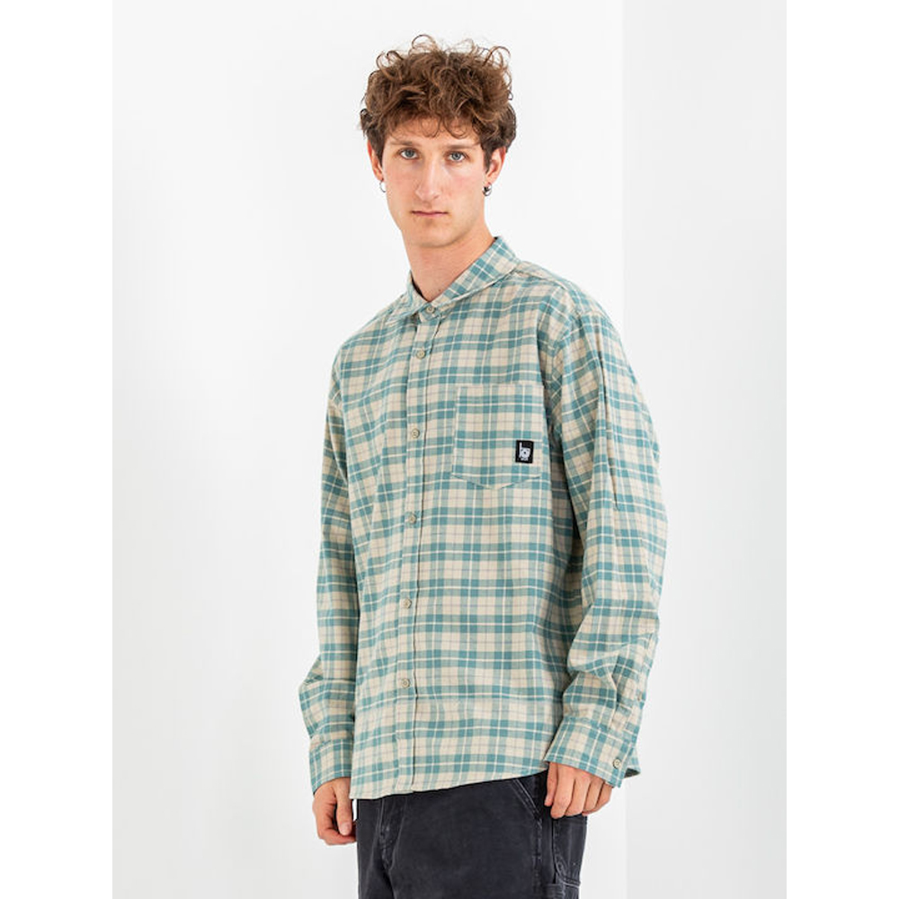 HUF Modal LongSleeve Plaid Shirt Ανδρικό Πουκάμισο - 3