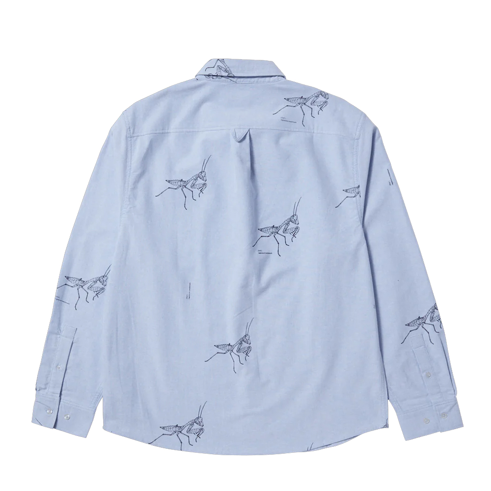 HUF Mantis LongSleeve Oxford Shirt Ανδρικό Πουκάμισο  - 4