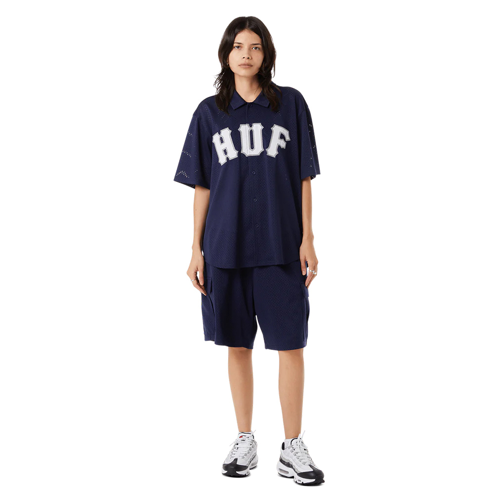 HUF Arch Mesh Button Up Unisex Πουκάμισο  - 2