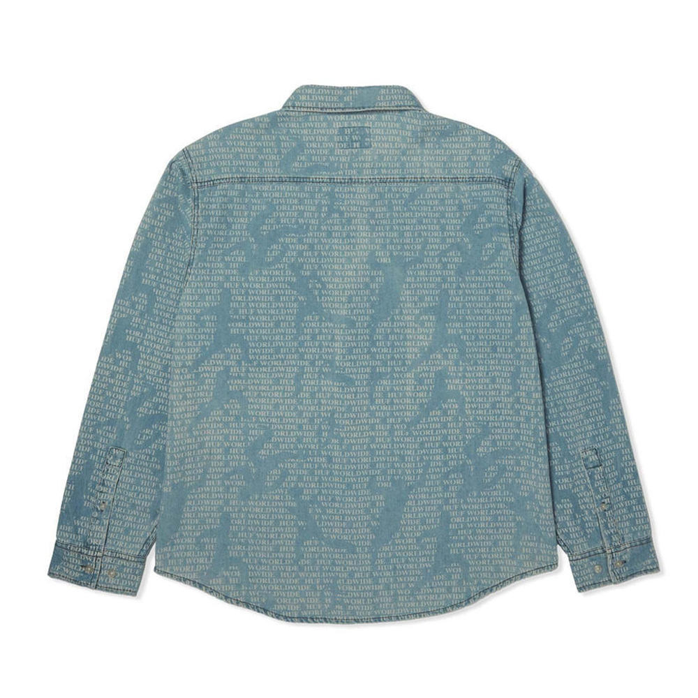 HUF Ceremony Denim Shirt  Ανδρικό Τζιν Πουκάμισο - 2