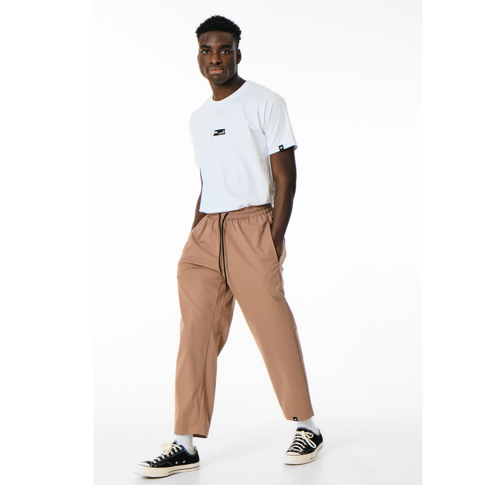 OWL Carrot Pants Hazel Latte S24 Unisex Παντελόνι - 3