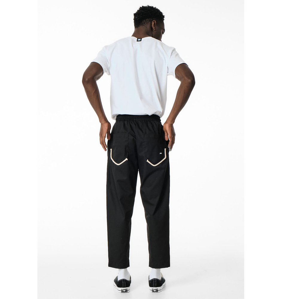 OWL Carrot Pants Black/Rope Dtls S24 Unisex Παντελόνι - 4