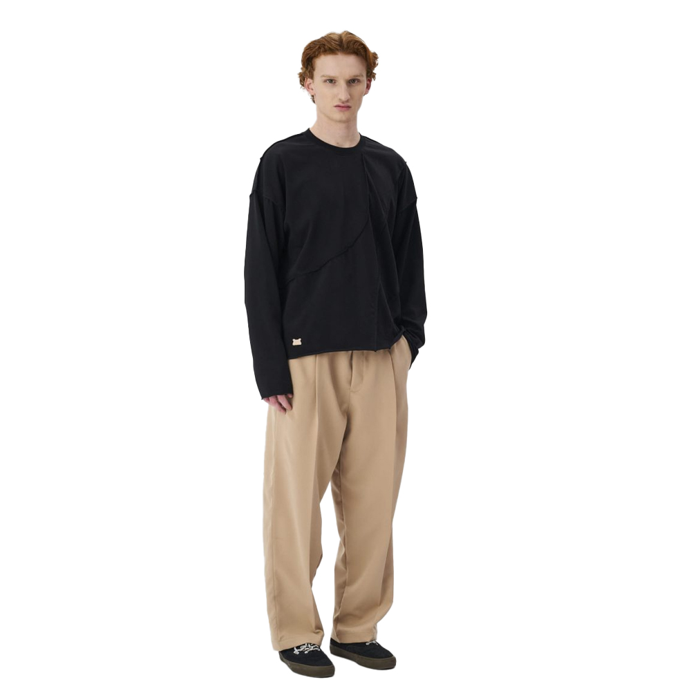 OWL Tailored Pleated Pants Ανδρικό Παντελόνι - Μπεζ
