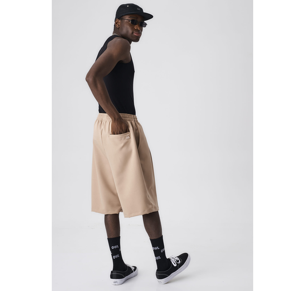 OWL Tailored Pleated Shorts Ανδρική Βερμούδα  - 2