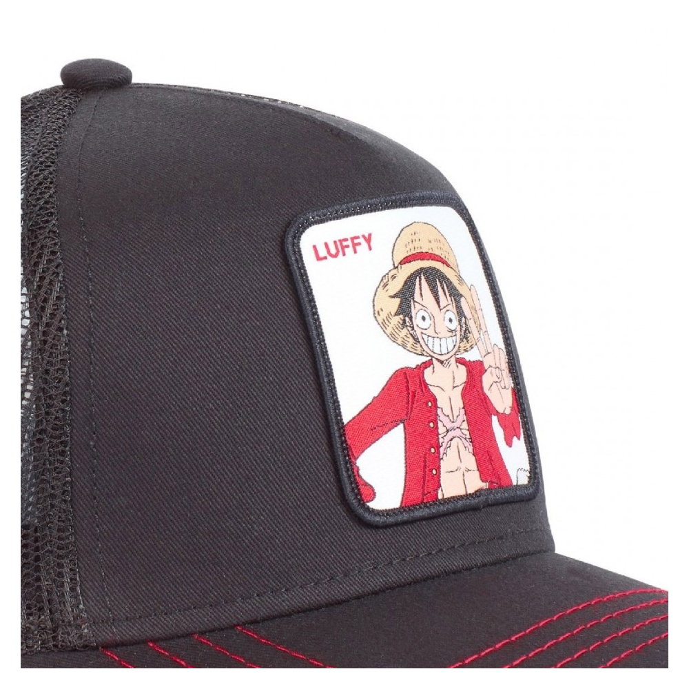 CAPSLAB One Piece Luffy Unisex Καπέλο Μαύρο - 2