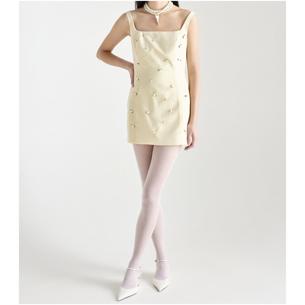 MILKWHITE Mini Flower Dress Γυναικείο Φόρεμα Μίνι - 2
