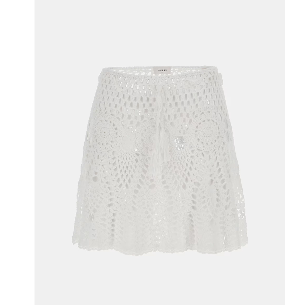 GUESS Crochet Skirt Γυναικεία Φούστα  - 5