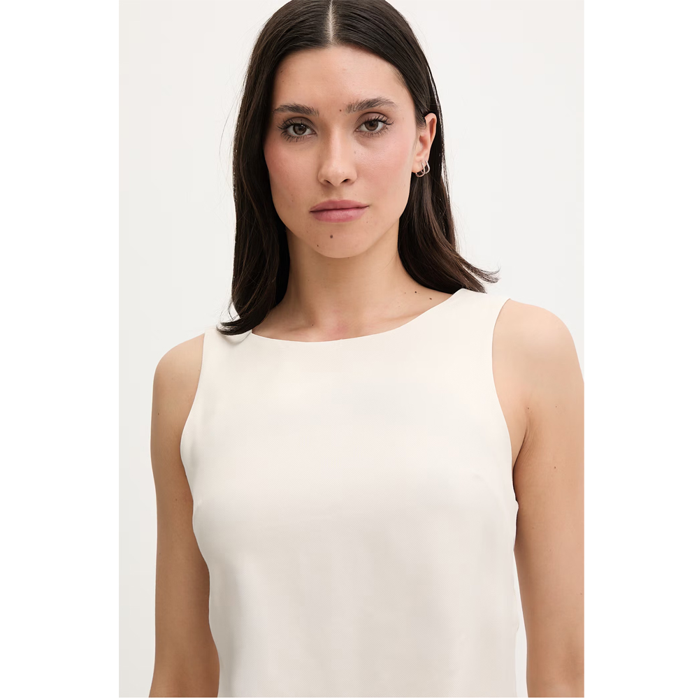 GUESS Zoe Leaf Knot Crop Top Γυναικεία Crop Μπλούζα - 3