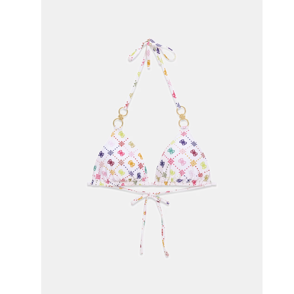 GUESS Printed triangle bikini top Γυναικείο Μαγιό Άνω Μέρος - 4