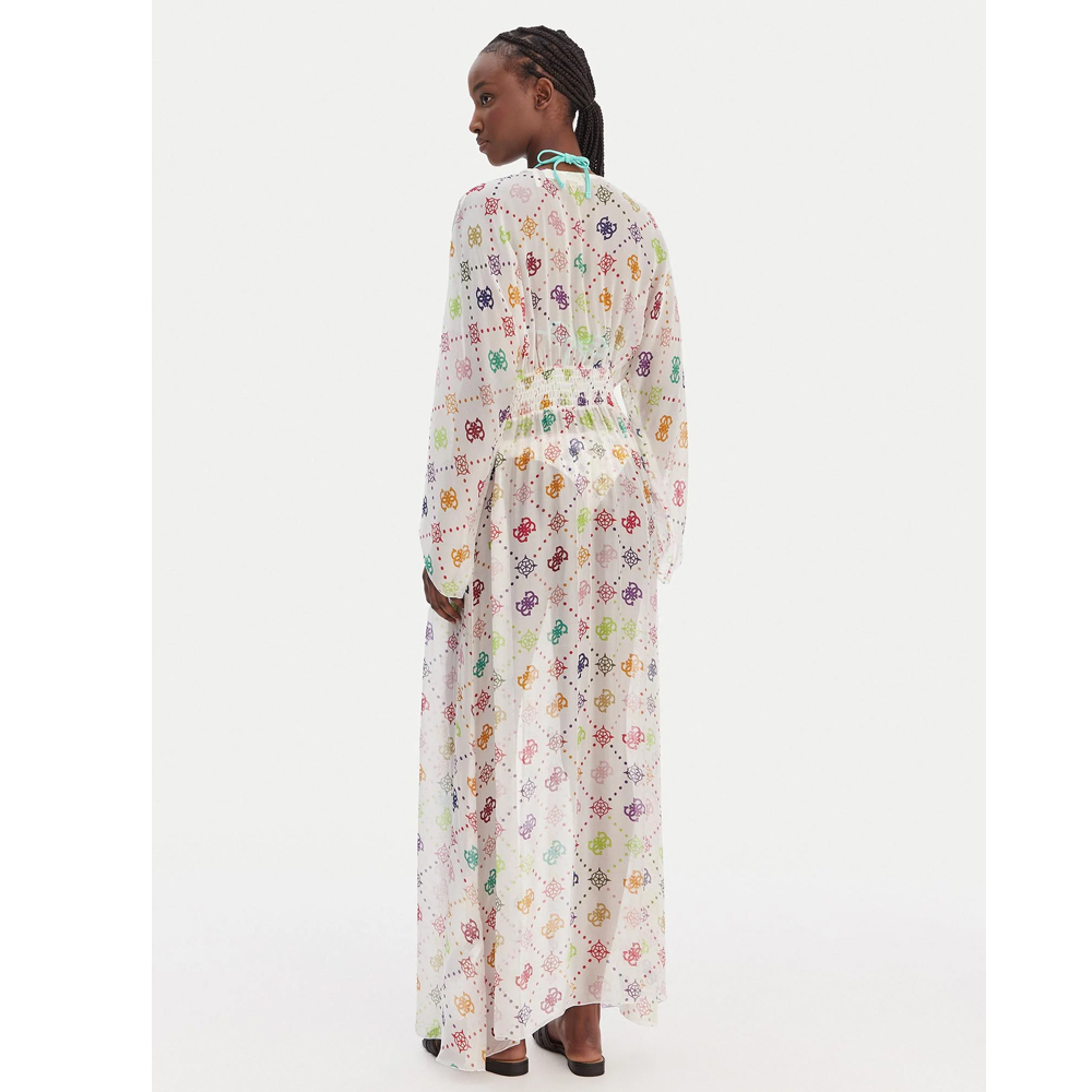 GUESS Inew Long Kimono Γυναικείο Φόρεμα Παραλίας  - 2