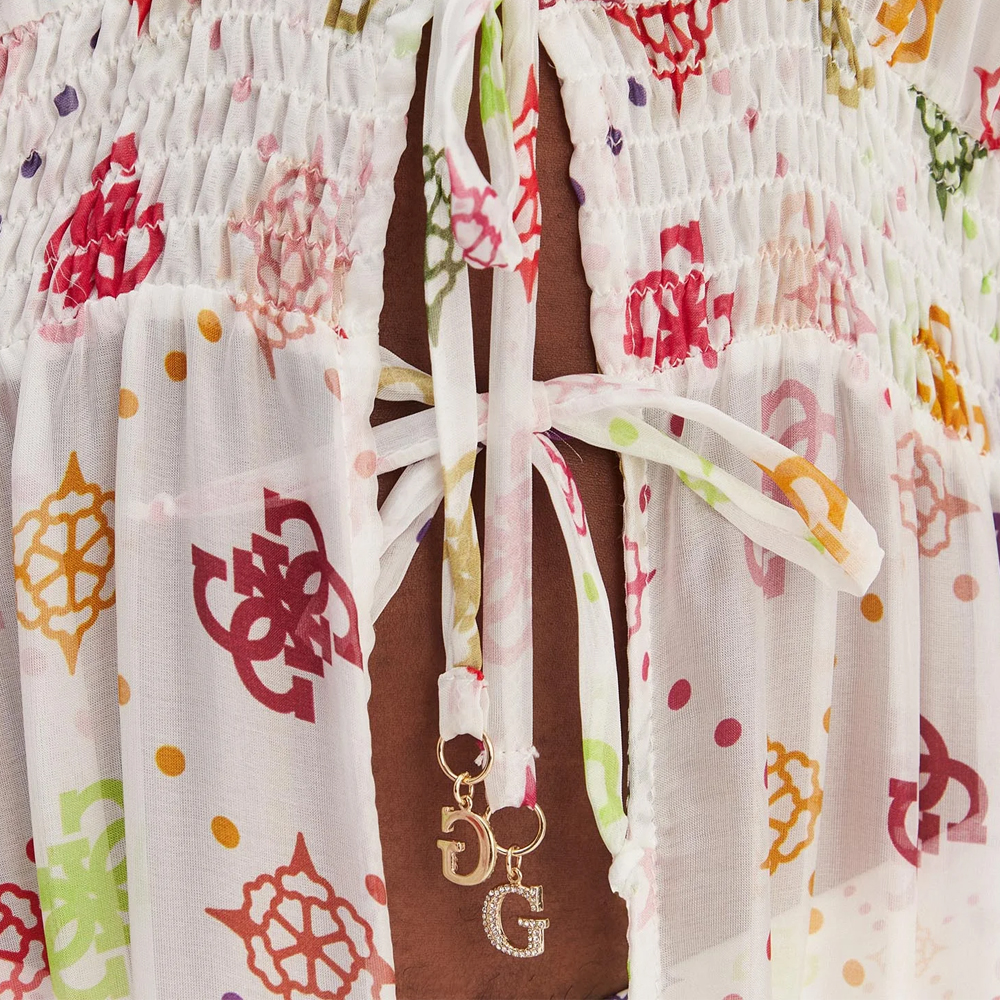 GUESS Inew Long Kimono Γυναικείο Φόρεμα Παραλίας  - 3