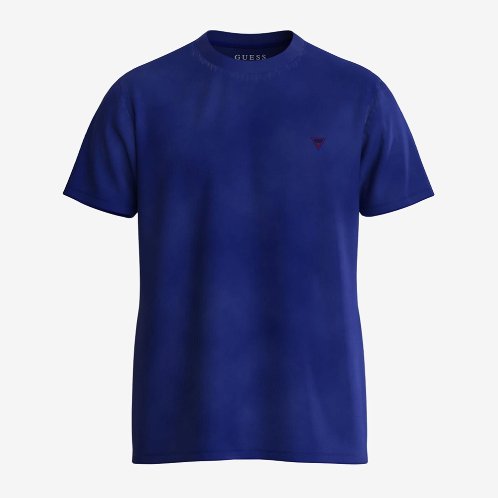 GUESS Short Sleeve Gd Cn Triangle Tee Ανδρικό T-Shirt - Μπλε