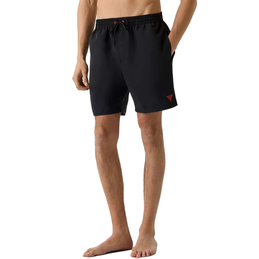 GUESS Swimtrunk New Basic  Ανδρικό Μαγιό - Μαύρο