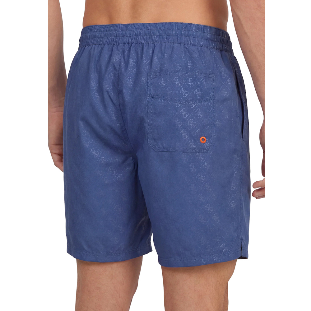 GUESS Swimtrunk New 4G Logo Ανδρικό Μαγιό - 2