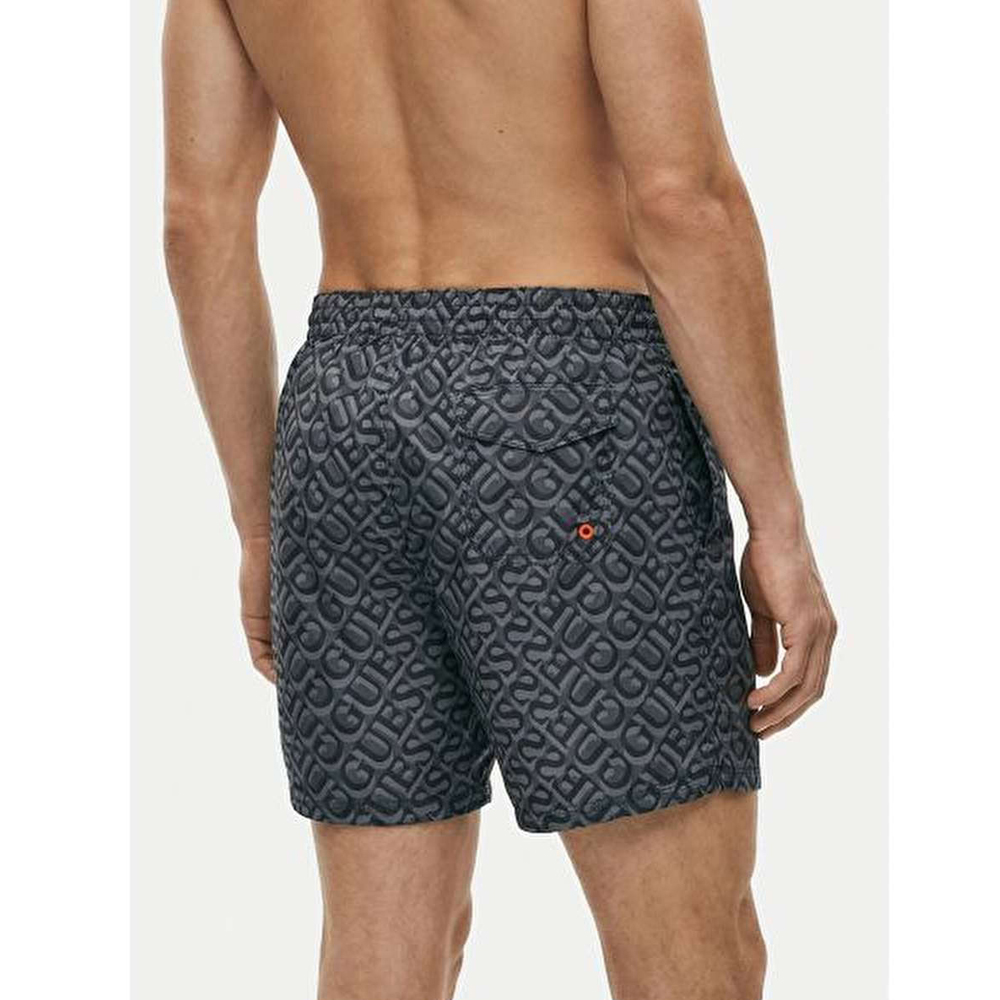 GUESS Swimtrunk New Onehundred Logo Ανδρικό Μαγιό - 2