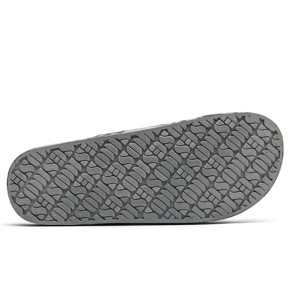 FREEDOM MOSES Bandhani Grey Slides - Greyish Tie Dye Print On Grey Γυναικείες Παντόφλες - 3