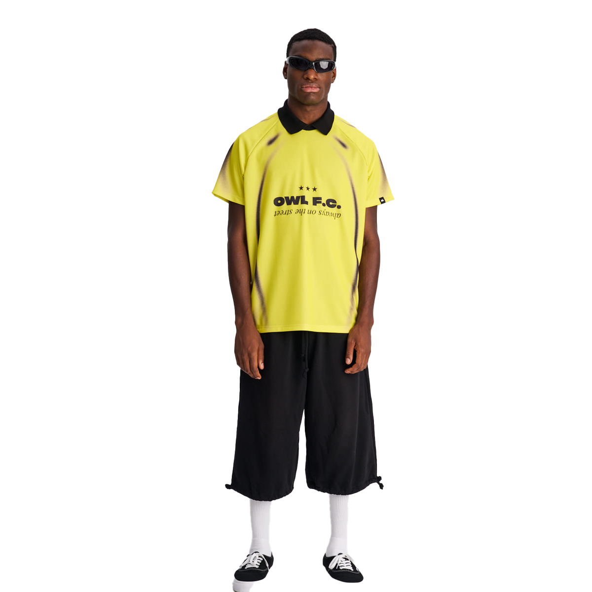 OWL  Soccer Tee Spray Yellow Owl FC Unisex Αθλητική Μπλούζα - Κίτρινο