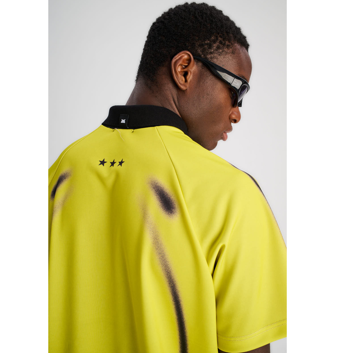 OWL  Soccer Tee Spray Yellow Owl FC Unisex Αθλητική Μπλούζα - 3