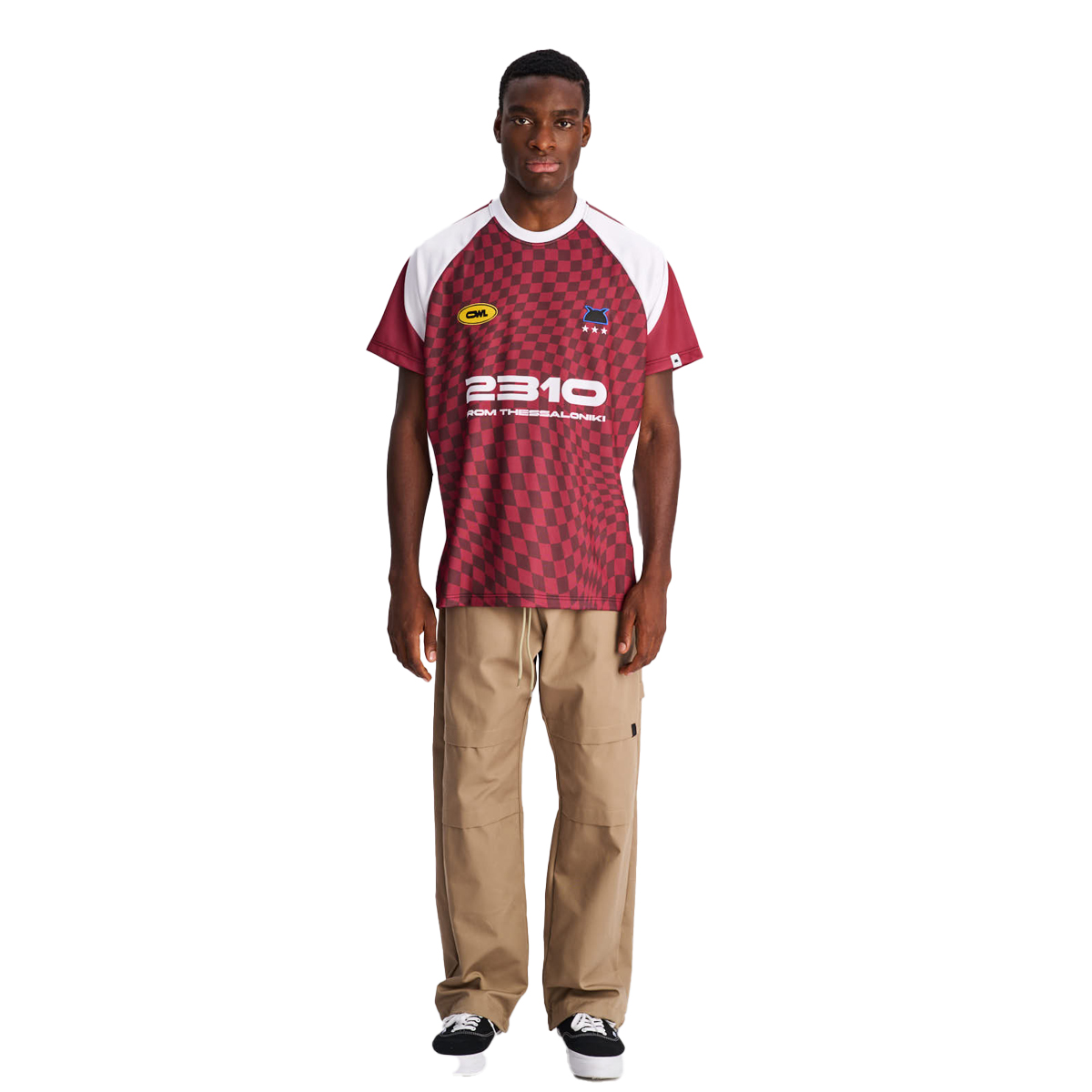 OWL Soccer Tee Cherry 2310 Unisex Αθλητική Μπλούζα - Μπορντώ