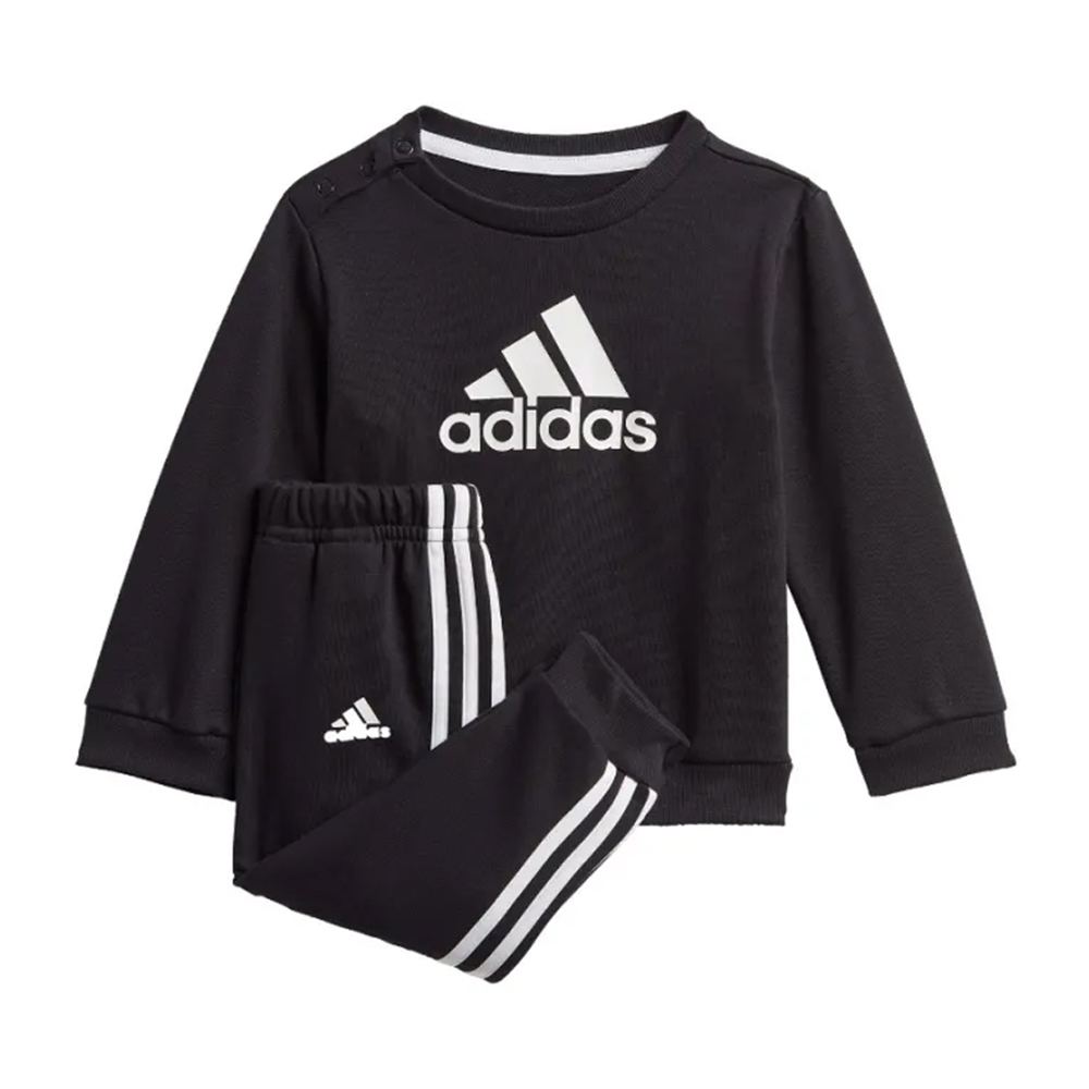 ADIDAS Badge of Sport French Terry Jogger Βρεφικό - Παιδικό Σετ - Μαύρο